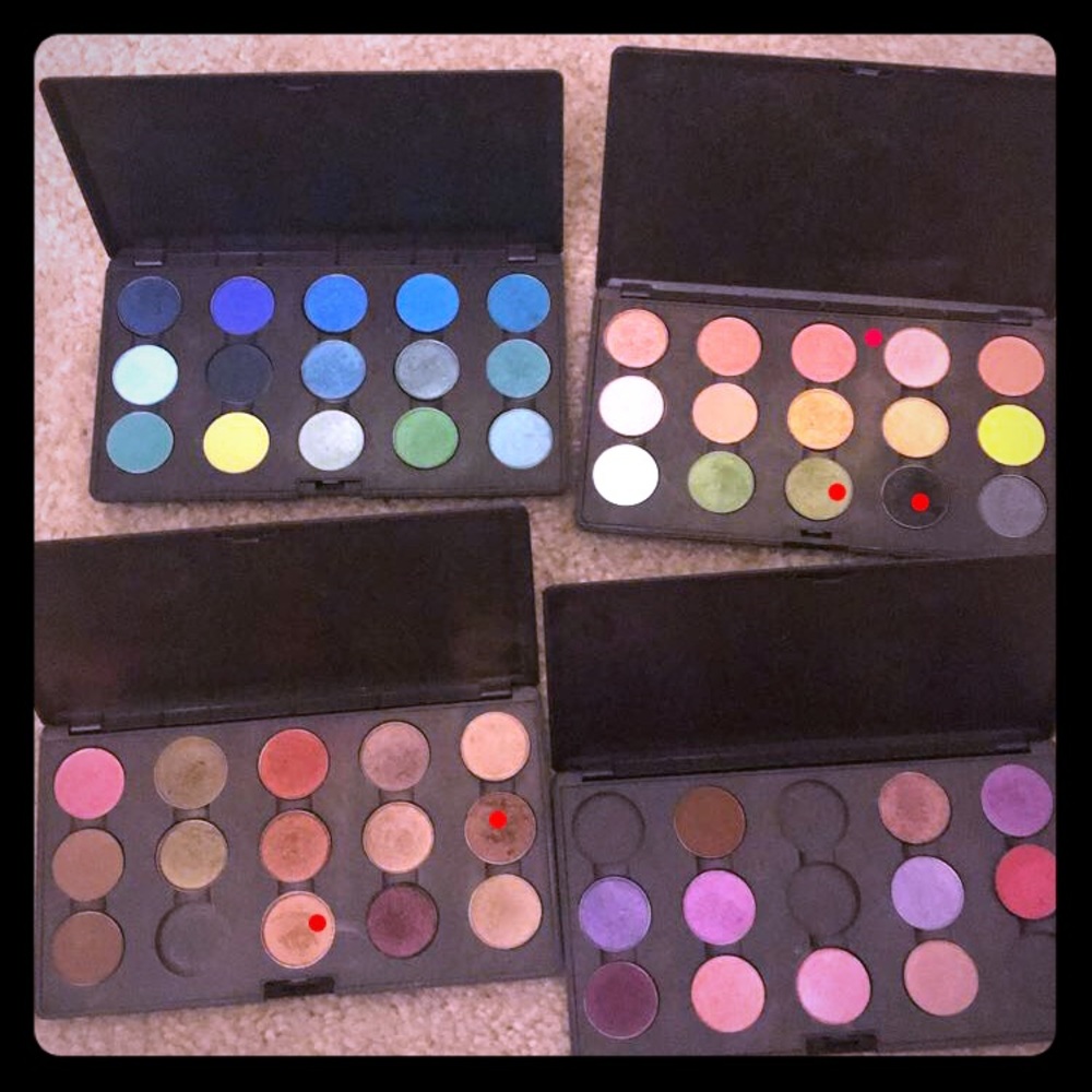 Mac and non Mac eyeshadows for sale